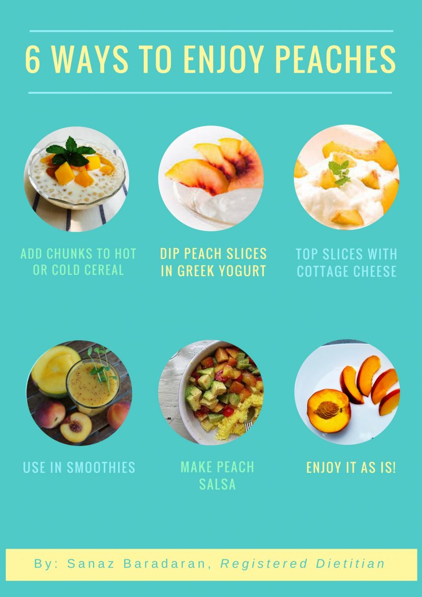6 Ways to Enjoy Peaches Online Nutrition Advice
